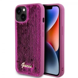 Guess iPhone 13 Kuori Sequin Fuschia