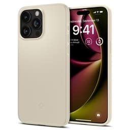 Spigen iPhone 15 Pro Max Deksel Thin Fit Mute Beige