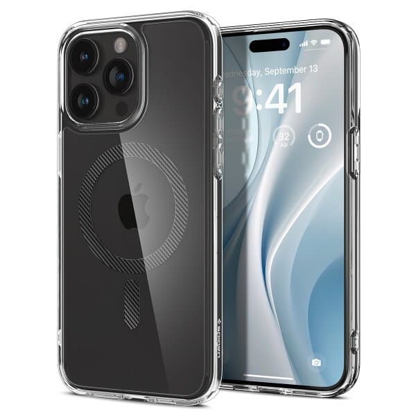 Spigen iPhone 15 Pro Skal Ultra Hybrid MagFit Carbon Fiber