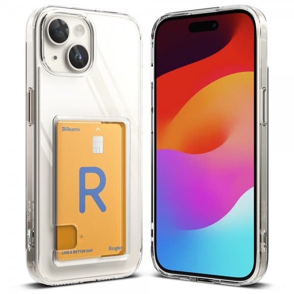 Ringke iPhone 15 Plus Deksel Fusion Card Clear