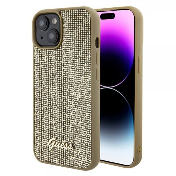 Guess iPhone 15 Deksel Square Mirror Gull