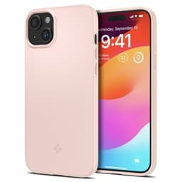 Spigen iPhone 15 Deksel Thin Fit Pink Sand