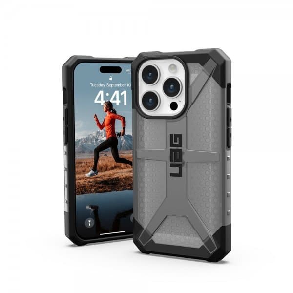 Urban Armor Gear (UAG) iPhone 15 Pro Deksel Plasma Ash