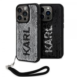 Karl Lagerfeld iPhone 15 Pro Skal Sequin Svart