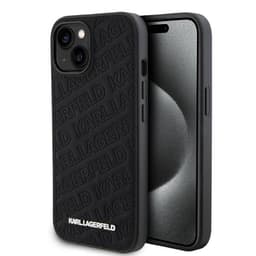 Karl Lagerfeld iPhone 15 Skal Quilted K Pattern Svart