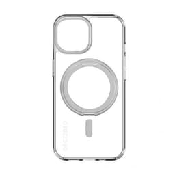Decoded iPhone 15 Cover Recycled Plastic Transparant Loop Stand Back Cover Klar