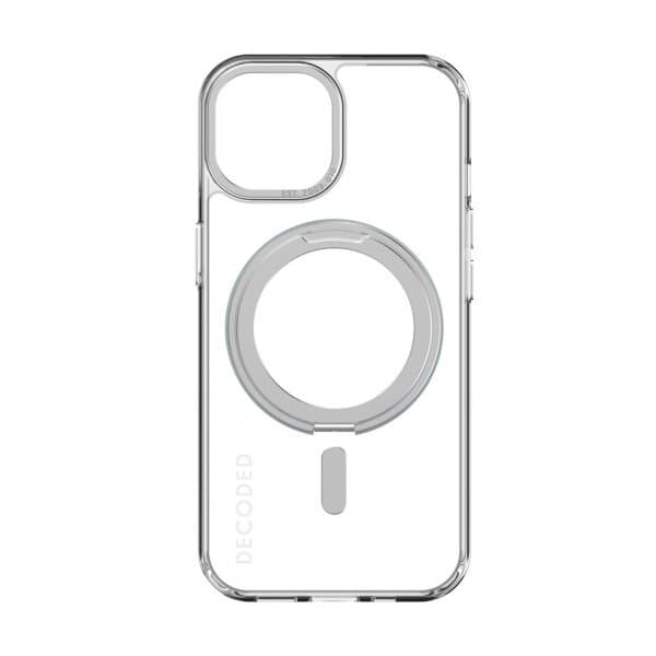 Decoded iPhone 15 Deksel Recycled Plastic Transparant Loop Stand Back Cover Klar