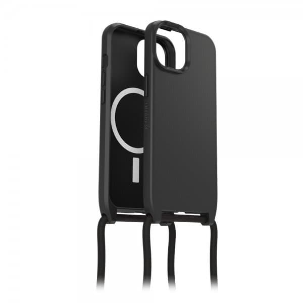 Otterbox iPhone 15 Kuori React Necklace MagSafe Musta