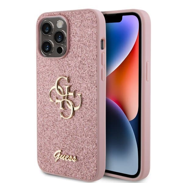 Guess iPhone 15 Pro Max Skal Fixed Glitter