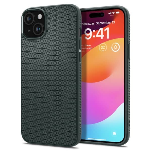 Spigen iPhone 15 Skal Liquid Air Abyss