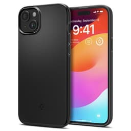 Spigen iPhone 15 Plus Skal Thin Fit Svart