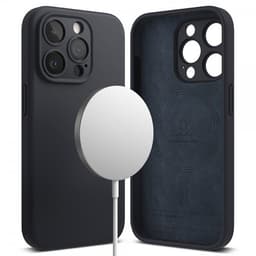 Ringke iPhone 15 Pro Deksel Silicone Magnetic Deep Blue