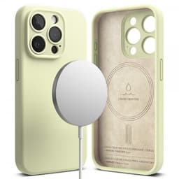 Ringke iPhone 15 Pro Cover Silicone Magnetic Sunny Lime