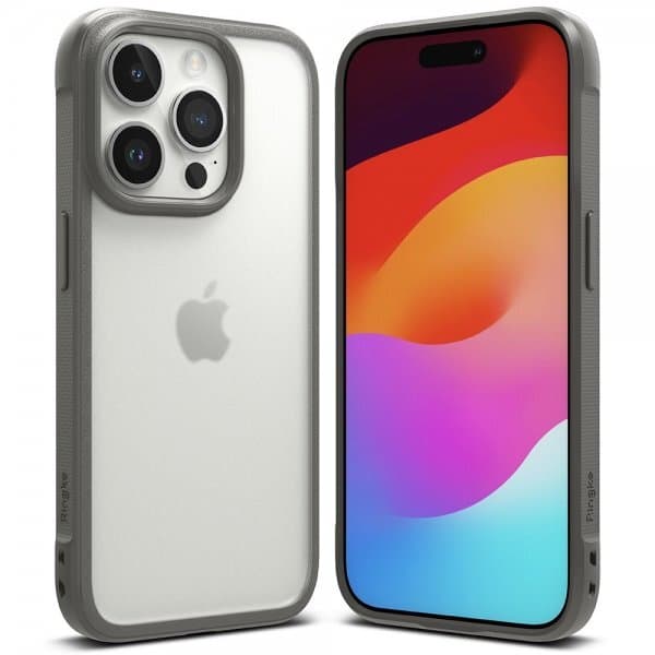 Ringke iPhone 15 Pro Deksel Fusion Bold Matte Gray