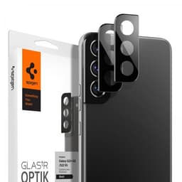 Spigen Samsung Galaxy S22/Galaxy S22 Plus Kameran linssinsuojus Glas.tR Optik 2-Pakkaus Musta