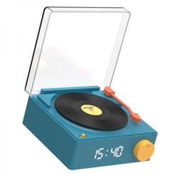 Mobility on Board Høyttaler vekkerklokke vinyl retro blå
