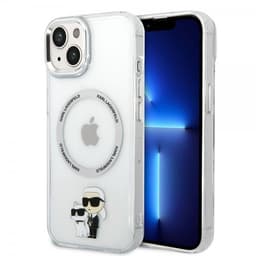 Karl Lagerfeld iPhone 15 Deksel NFT Karl & Choupette Transparent