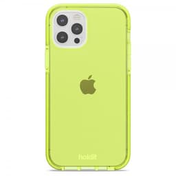 holdit iPhone 12/iPhone 12 Pro Deksel Seethru Acid Green
