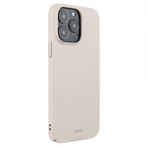 holdit iPhone 15 Pro Max Deksel Slim Case Light Beige - Elkjøp