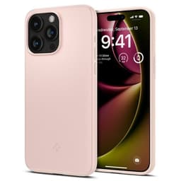 Spigen iPhone 15 Pro Deksel Thin Fit Pink Sand