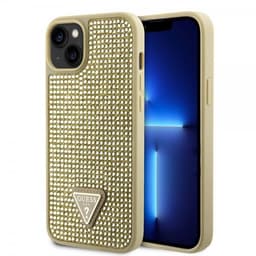 Guess iPhone 15 Skal Rhinestone Guld