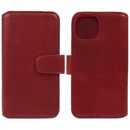 Nordic Covers iPhone 15 Plus Fodral Essential Leather Poppy Red