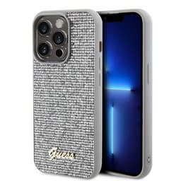 Guess iPhone 15 Pro Max Cover Square Mirror Sølv