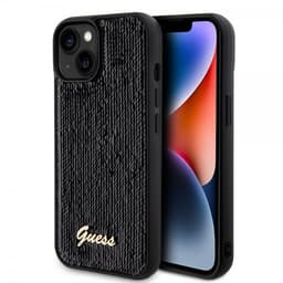 Guess iPhone 15 Deksel Sequin Svart