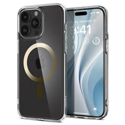 Spigen iPhone 15 Pro Deksel Ultra Hybrid MagFit Gull