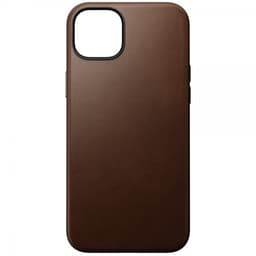 NOMAD iPhone 15 Plus Deksel Modern Leather Case Brun