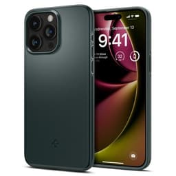 Spigen iPhone 15 Pro Cover Thin Fit Abyss Green
