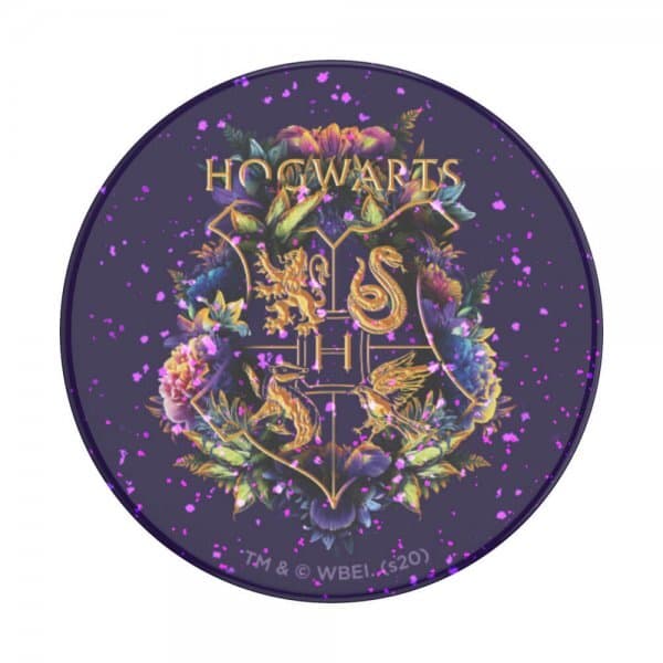 Popsockets PopGrip Glitter Hogwarts Floral