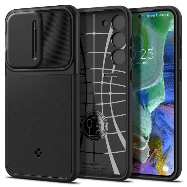 Spigen Samsung Galaxy S23 Plus Cover Optik Armor Sort