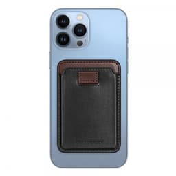 DUX DUCIS MagSafe Kortholder Magnetic Leather Wallet Sort