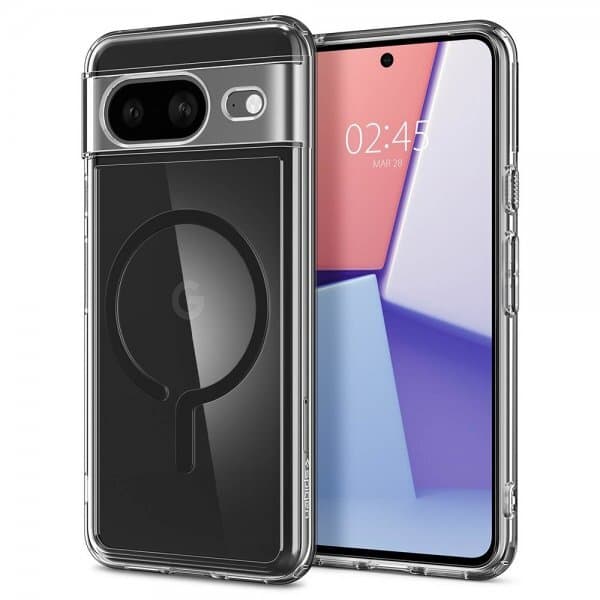 Spigen Google Pixel 8 Pro Kuori Ultra Hybrid OneTap Ring MagFit Musta