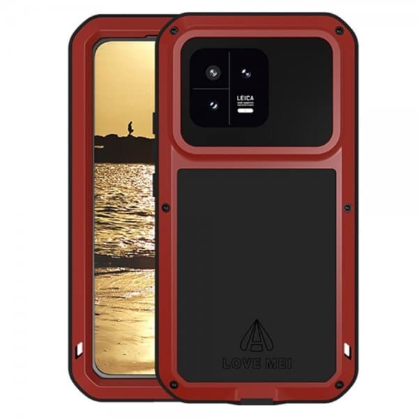 Love Mei Xiaomi 13 Skal Powerful Case Röd