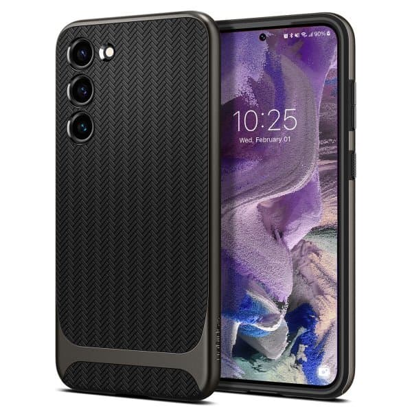 Spigen Samsung Galaxy S23 Skal Neo Hybrid Gunmetal
