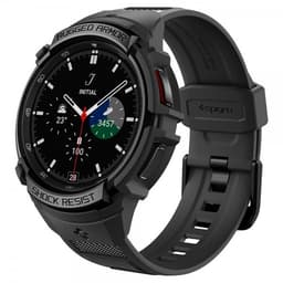 Spigen Samsung Galaxy Watch 6 Classic 43mm Cover Armbånd Rugged Armor Pro Sort