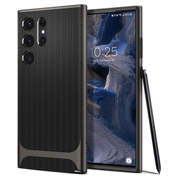 Spigen Samsung Galaxy S23 Ultra Skal Neo Hybrid Gunmetal