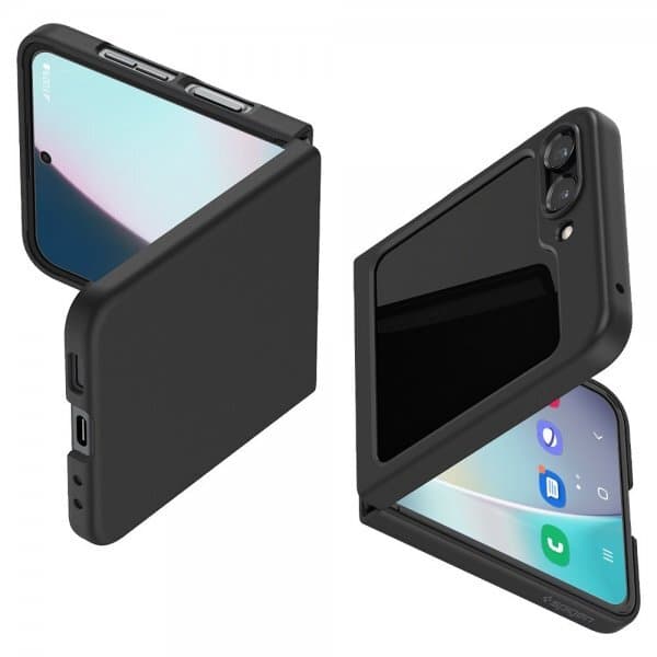 Spigen Samsung Galaxy Z Flip 5 Kuori AirSkin Musta