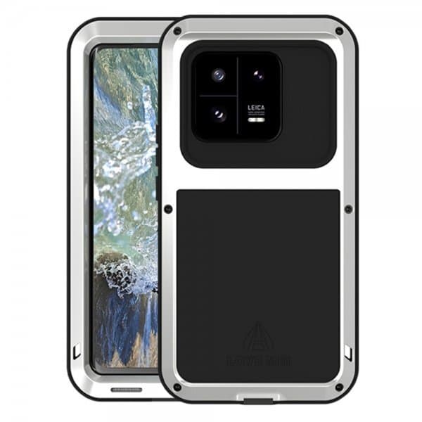 Love Mei Xiaomi 13 Pro Skal Powerful Case Silver