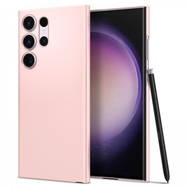 Spigen Samsung Galaxy S23 Ultra Skal AirSkin Misty Pink