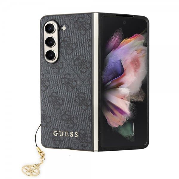 Guess Samsung Galaxy Z Fold 5 Cover 4G Charm Grå