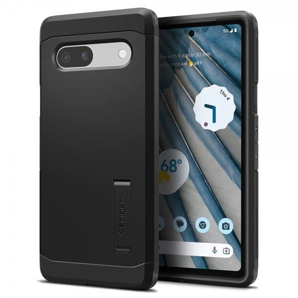 Spigen Google Pixel 7a Kuori Tough Armor Musta