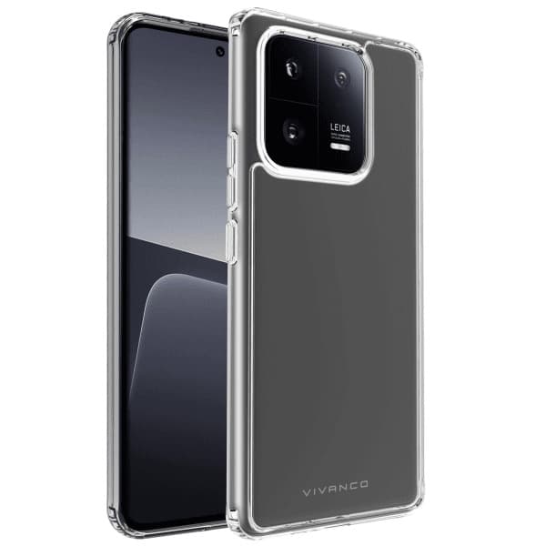 Vivanco Xiaomi 13 Pro Deksel Safe & Steady Transparent Klar