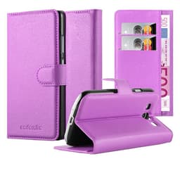 Samsung Galaxy TREND 3 Pungetui Cover Case (Lilla)