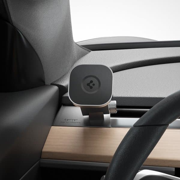 Spigen Mobilholder til bil Tesla OneTap MagSafe Dashboard Car Mount MagFit