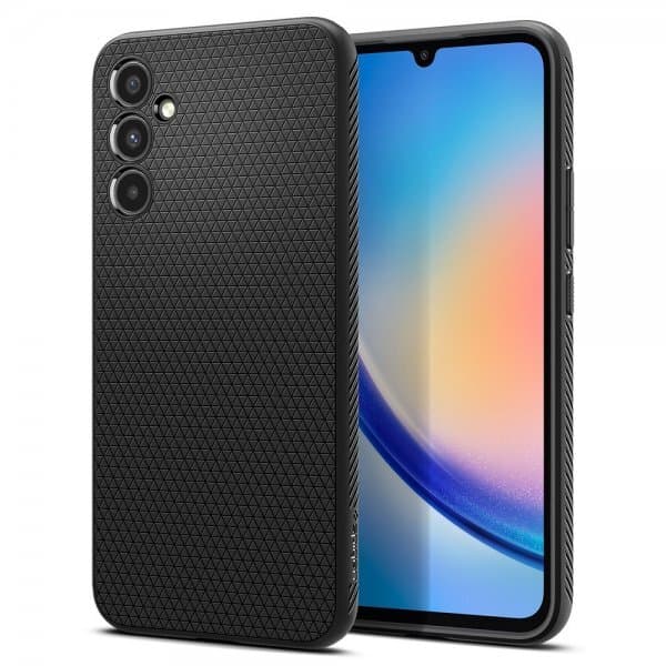 Spigen Samsung Galaxy A34 5G Skal Liquid Air Matte Black