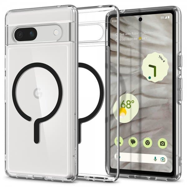 Spigen Google Pixel 7a Skal Ultra Hybrid OneTap Ring MagFit Svart