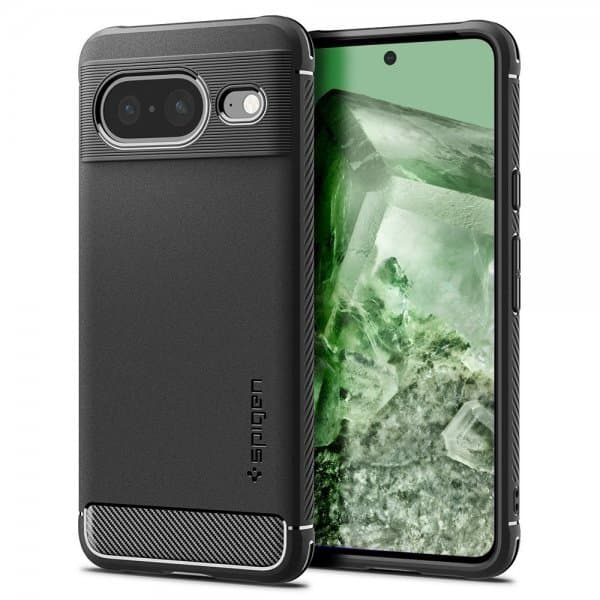 Spigen Google Pixel 8 Cover Rugged Armor Matte Black